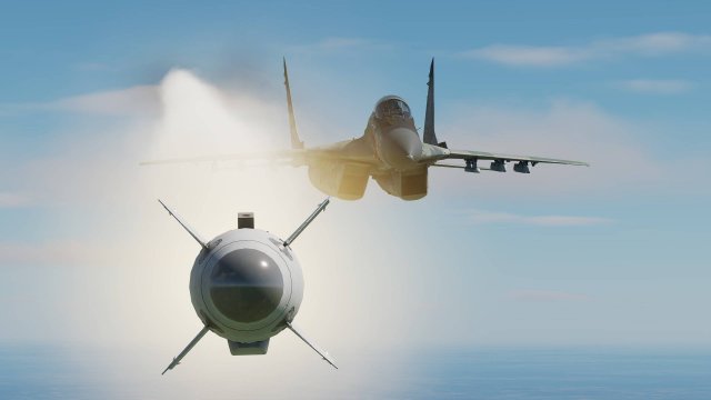 DCS Mig-29A Fulcrum: применение вооружения воздух-воздух