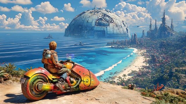 Arcadia： Beautiful Sci Fi Ambient Music 🎧🌊 for a Hopepunk Mythical Destination