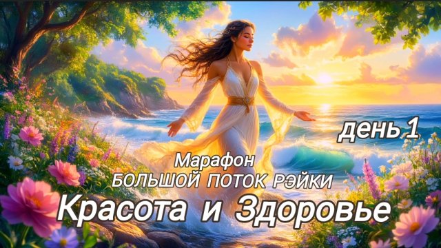 КРАСОТА И ЗДОРОВЬЕ ☀️💃1 день марафона Большой Поток Рэйки👐🤍