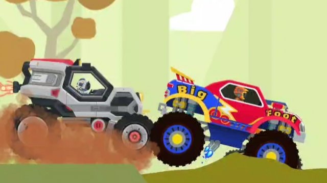 Monster Truck Racing Game. Монстр трак