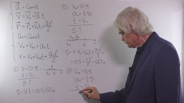 кинематика 4 равноускоренное движение уровень 2