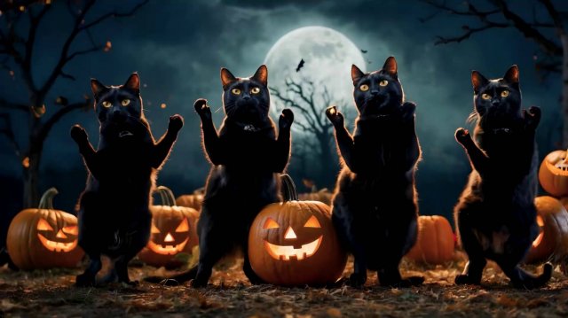 Танец черных кошек