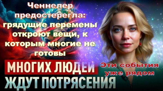 Ченнелер предостерегла: грядущие перемены откроют вещи, к которым многие не готовы
