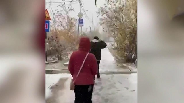В Якутске выпал первый снег