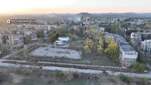 Так сейчас выглядит Мирноград в ДНР - город рядом с Красноармейском, вокруг которого идут бои