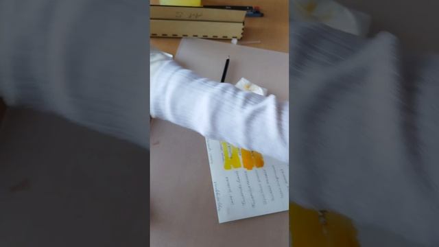 На уроке живописи. Знакомство с красками. Выкраска.mp4