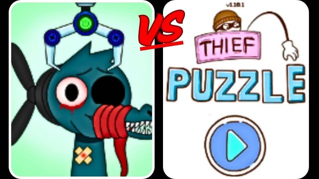 SPRUNKI Scary Monster Transformation vs Thief Puzzle