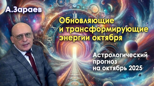 ОБНОВЛЯЮЩИЕ И ТРАНСФОРМИРУЮЩИЕ ЭНЕРГИИ ОКТЯБРЯ - АСТРОЛОГИЧЕСКИЙ ПРОГНОЗ НА ОКТЯБРЬ 2025 ОТ А.ЗАРАЕВ