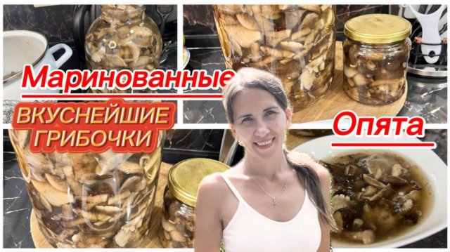 Маринованные опята на зиму