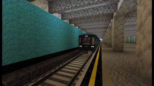 Майнкрафт Московское Метро с Модом MTR.