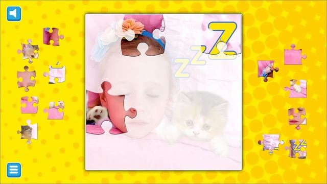 Пазлы по Насте Лайт. Игра для детей