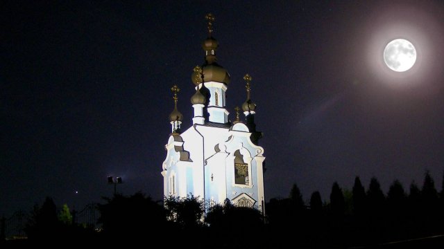 Вологда в лунном свете
