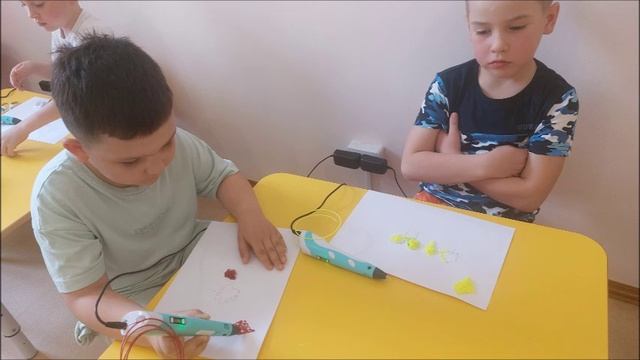 Использование 3D ручки в интеллектуальном кружке "Умничка"