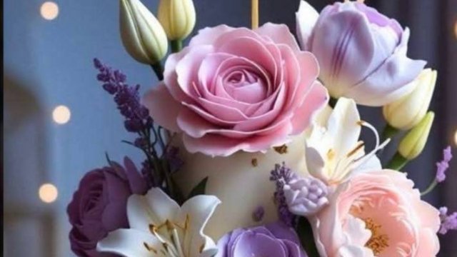 С днём рождения. Музыкальная открытка поздравление женщине.