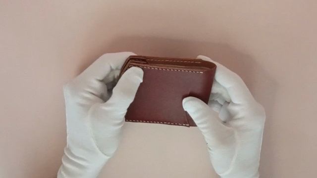 Кожаный кошелёк из итальянской кожи "Пейсли"