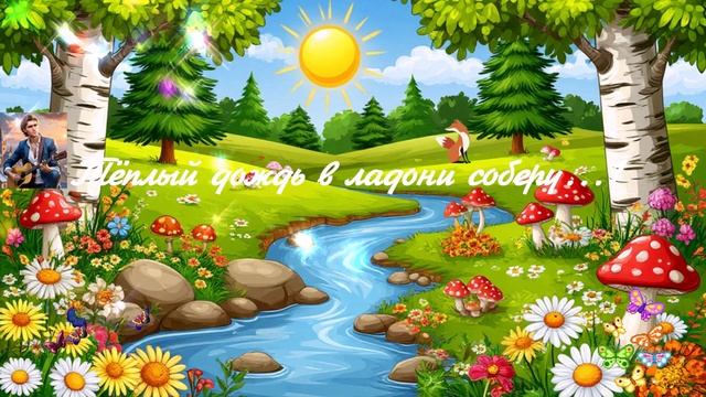 Тёплый дождь в ладони соберу...1 ВИДЕО ПЕСНЯ В ДУШУ