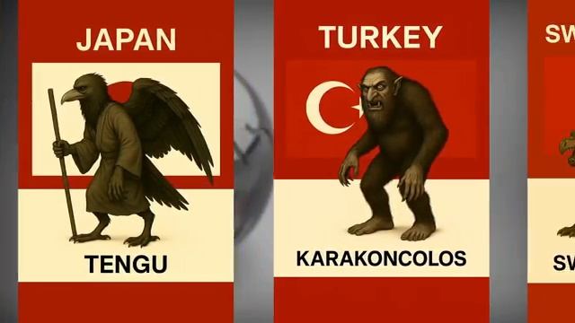 Mythical Creature of Each Country