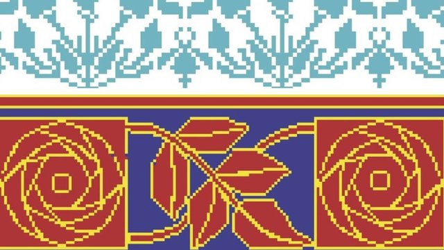СТАРИННЫЕ СХЕМЫ. Art Nouveau. Рукоделие, вышивка, вязание. Подборка №162.