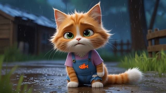 Веселый мультик про котика - Что происходит, когда шаловливый котёнок выводит из себя кошку-маму?