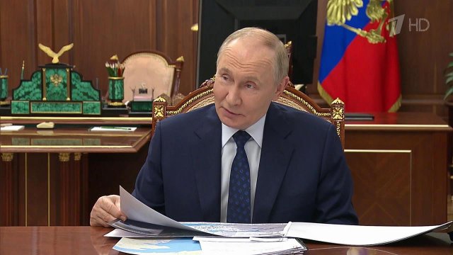 Развитие Запорожской области Владимир Путин обсудил с главой региона
