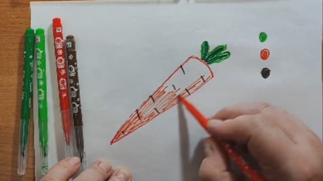 Для детей Морковка Рисунки развивающие познавательные для малышей