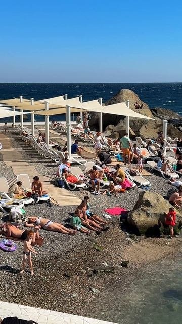 Крым 2025 Детский пляж в Алупке сегодня. Алупка в Крыму сентябрь #алупка #крымсегодня #алупкасегодня