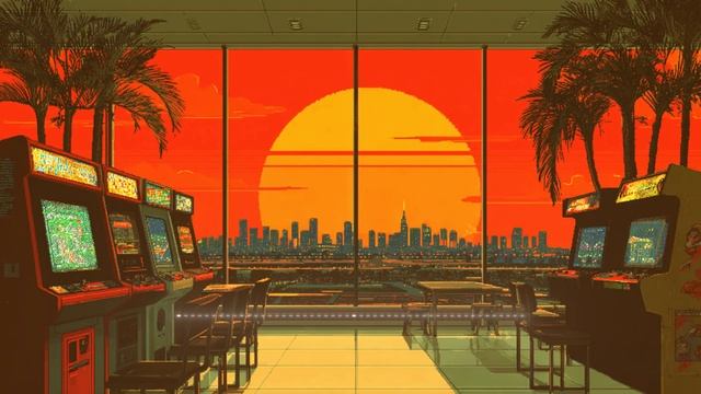 The Quiet Glow of 1985 ⧹ Retro Synthwave for Late Night Study