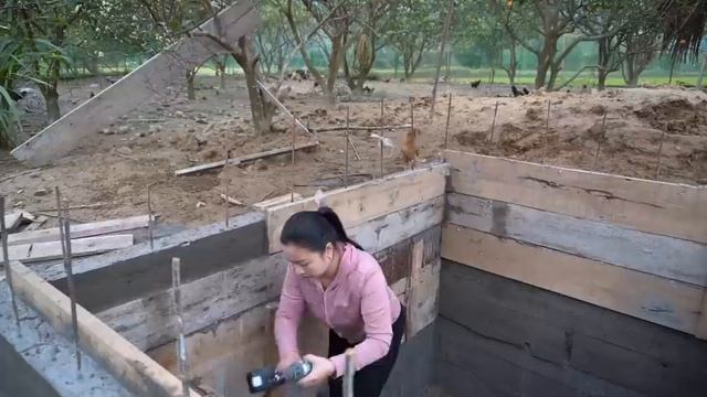 Full video Timelapse- build secret tunnel bouncer. Dung Bushcraft-dq4cu