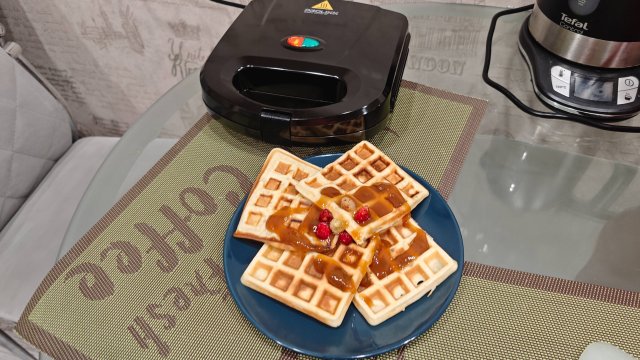 Обзор электрической вафельницы Proliss с приготовлением вкусных венских вафель