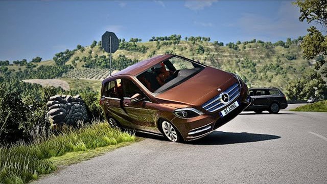 BeamNG Drive - Аварии на перекрестках