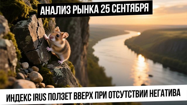 Анализ рынка 25 сентября. Негативные уже в цене, пора ползти вверх при отсутствии негатива! Рубль!