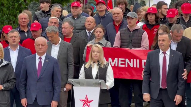 В Кишиневе состоялся организованный оппозицией марш в поддержку честных выборов