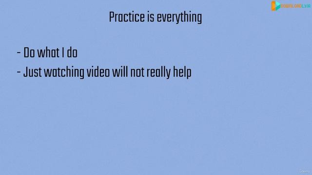 1. Important to know - Mindset of the course