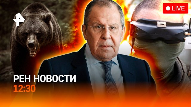 Медведь терроризирует Камчатку / БПЛА на Данией / РЕН Новости 25.09, 12:30