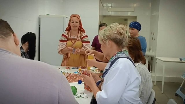 Творческий мастер-класс прошёл в детском отделении ОП им. М.В. Гольца Щёлковской больницы