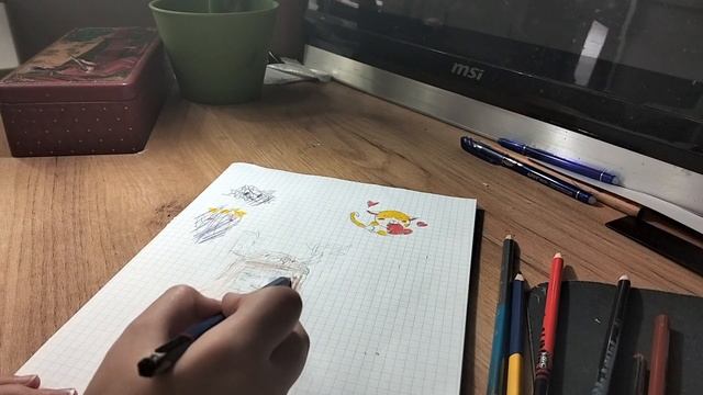 рисую оленя/99 ночей в лесу:)