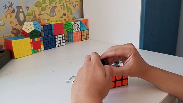 как разобрать и собрать механический кубик Рубика 3 на 3?