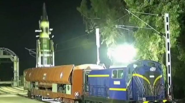 Индия запустила БРСД Agni Prime с железнодорожного поезда
