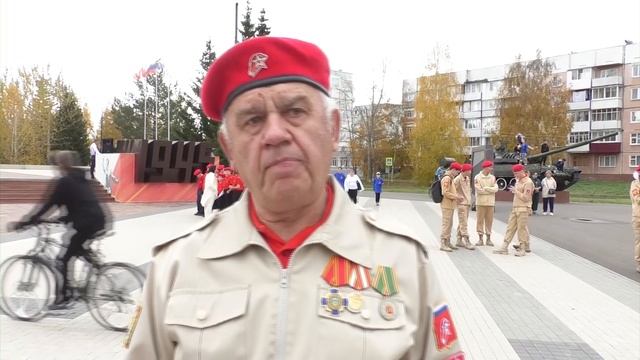 Шарыпово приняло Знамя Победы