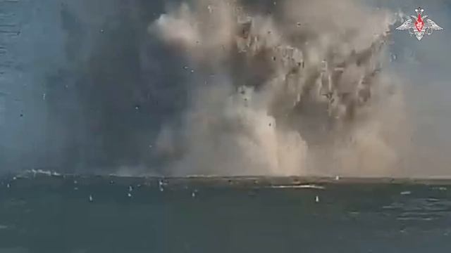 Кадры уничтожения БЭК противника в Черном море