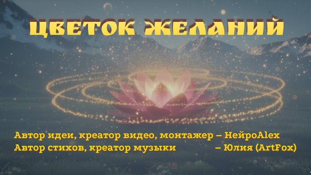 Цветок желаний