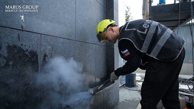 Тесты по очистке камня — криобластер, парогенератор, ручной труд
