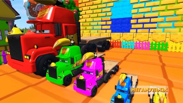 Большой и маленький грузовик Long Mack с POU