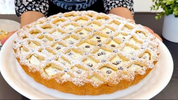 Самый любимый ТАРТ в Италии...🥧🍋☕😋    Рецепт в описании ✍️