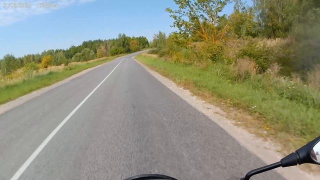 Мотоцикл LIFAN LF175-2E. Дорога от п.Грицовский до п.Бельковский.