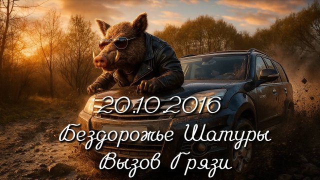 20.10.2016 Бездорожье Шатуры: Вызов Грязи