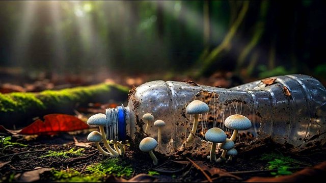 Этот грибок поедает пластик, может ли он спасти Планету?