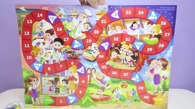 Двухсторонняя игра-ходилка для малышей "Любимые сказки + Детский сад", издательство Геодом