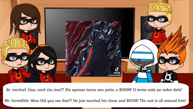 Incredibles react to Iron man.