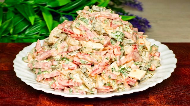 ЭТОТ САЛАТ БЕСПОДОБЕН! ГОТОВЛЮ ЧЕРЕЗ ДЕНЬ! ВСЕ ИЩУТ ЭТОТ САЛАТ НА СТОЛЕ! 🥗